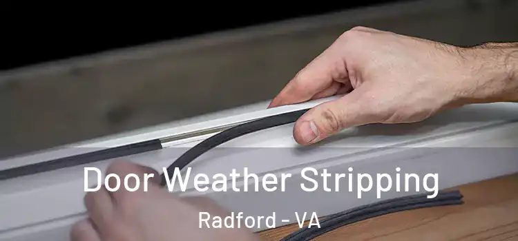 Door Weather Stripping Radford - VA