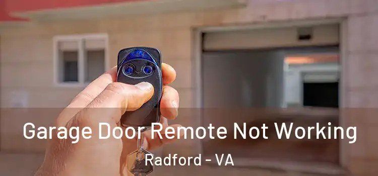  Garage Door Remote Not Working Radford - VA