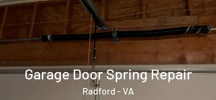  Garage Door Spring Repair Radford - VA